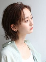 マム(mamu)&nbsp;外はねボブ/柔らかブラウン