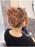お団子【クランソア】ヘアセット/ヘアメ/心斎橋ヘアメ