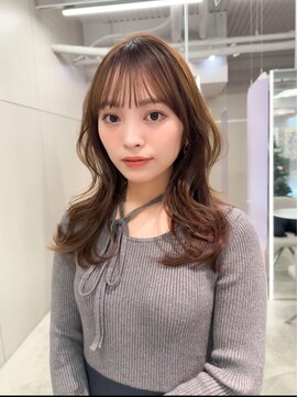 ジーナ 名駅(XENA.) 《xena/中島》シナモンベージュ×レイヤーカット