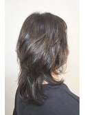 セミディウルフ×イノアカラー×ハイライト/30代40代50代60代