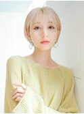 似合わせカットホワイトブロンドメルティカラー_8466
