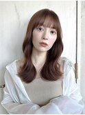 ◎大人綺麗なスタイル　顔まわりカット　セミロング　ロング