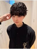 【REN】マッシュショートパーマ