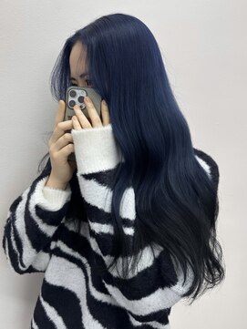 ダズリングディア(Dazzling Deer) ブルーブラック/裾カラー/ネイビーブルー/ブルー