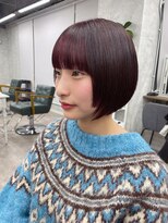 リミットバイアフィナー 大宮店(limit by Afinar)&nbsp;ボブ/姫カット/ワインレッド