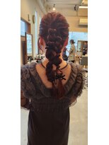 カルムヘアー(Calme hair)&nbsp;華やか編み下ろし