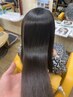 【髪質改善】カット+前髪縮毛矯正+トリートメント ￥9200 [髪質改善/縮毛矯正]