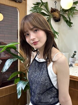 シエン 恵比寿(CIEN) レイヤーカット/オリーブベージュ/くびれヘア/恵比寿/代官山