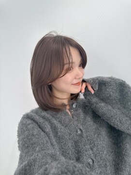 タス(tas) ヘルシー韓国レイヤー　似合わせ顔周りカット顔まわりレイヤー