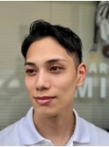 刈り上げアップバング