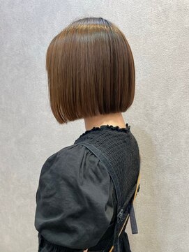 リール 銀座(R'EEL) 暗めカラー/ボブ/顔周り/前髪/レイヤー/髪質改善/縮毛矯正/銀座