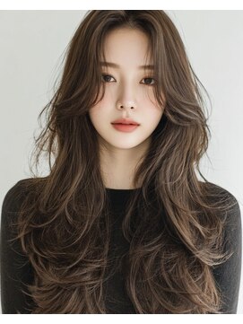 ヴィッカエコル (vicca 'ekolu) レイヤーカット/ハッシュカット/ロングレイヤー／マロンベージュ