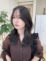 アム 表参道(am) シースルーぱっつん【ストレートパーマ・縮毛矯正表参道/青山】