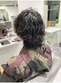 【青木】サーフカール/メンズミディアムパーマ/西葛西メンズ