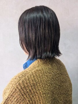 エンクス(enx) 着物ヘア/ダークアッシュ/ミディアムレイヤーカット/鶴ヶ峰HK24