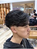フェザーパーマ ニュアンスパーマ メンズパーマ 毛流れカット