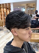 ピークスヘア(peaks hair)&nbsp;フェザーパーマ ニュアンスパーマ メンズパーマ 毛流れカット