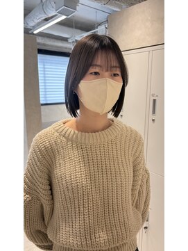 エレノア アネックス 枚方(Eleanor ANNEX) 【飛鳥】切りっぱなしボブ/ベージュブラウン/枚方
