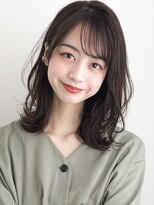 リヤン 表参道(lyann) レイヤーカット大人可愛いうるツヤ薄めバングデジタルパーマ★1