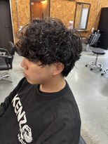 アディクト オム(ADDICT HOMME)&nbsp;強すぎないプードルパーマ