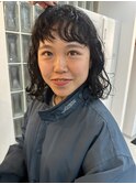 くせ毛を活かしたボブ【mayu】【Ato.明石】
