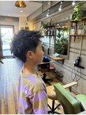 ジュニアカット×スパイキーショート