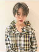 Coast.クールカジュアル×ショートヘア×ブロンドベージュ