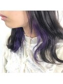 インナーバイオレット×アッシュグレー