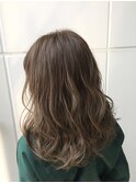 バレイヤージュ×パールアッシュ