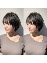 ネオリーブ モカ 川崎チネチッタ店(Neolive mocca) 大人可愛い小顔丸みショートボブサイド　似合わせベージュ　川崎