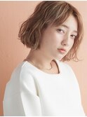くせ毛風ゆるふわパーマボブ