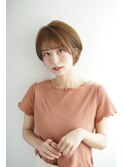 大人ショートボブ