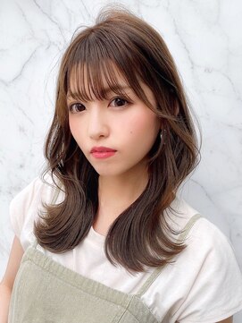 ロンド ロビン 栄(Lond robin) 【Lond robin】小顔カット面長レイヤー韓国風