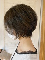 オーシャン(Ocean)&nbsp;[OCEAN Hair&Life藤原純] くびれ丸みショート×グレージュ☆