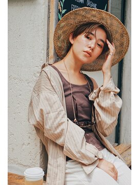 ウェウェ(wewe) ブリーチブラウン　ブラウンベージュ♪ ハンサムショート