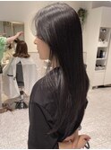 ブルーブラック 黒染めなし トーンダウン 立川 /e