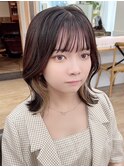 インナーカラーイヤリングカラー×美髪ボブ[横浜/東神奈川]