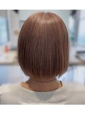 ほんのりオレンジベージュ【TELA HAIRユーカリが丘】