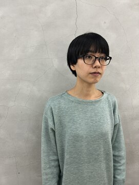 エンドリンク(endlink) 黒髪重めマッシュショート