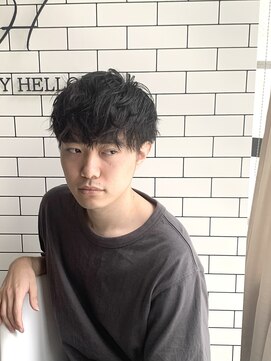 オールデイハローズ 京都駅前店(ALL DAY HELLO`S) 大人マッシュかわいくないメンズパーマ【京都駅】３０代４０代