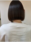 切りっぱなしボブ