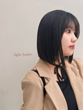 マッシュ(MASHU) tight bob 切りっぱなしボブ　ベルボブ◎20代30代40代