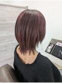 艶カラー　ウルフスタイル