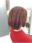 【スタイル】ショートボブ×ハイライト