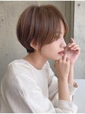 ショートショートボブイノア髪質改善カラー5124