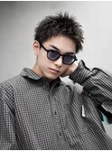 渋谷メンズサロンフェザーパーマショートツイストスパイラルヘア