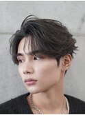 原宿フェザーパーマ毛流れセンターパートフェザーショート30代