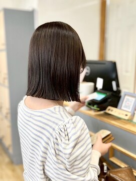 ネオリーブ クーロ(Neolive curro) 小顔タッセルボブ×似合わせカット[ボブ/縮毛矯正/イメチェン]