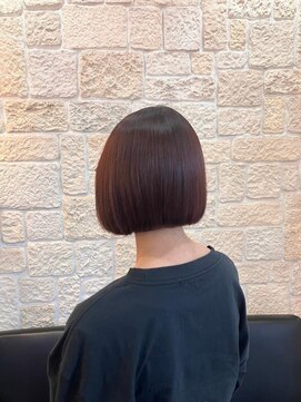 ヴァン カウンシル 川口店(VAN COUNCIL) カシスカラー×ミニボブスタイル 【東川口　ツヤカラー】