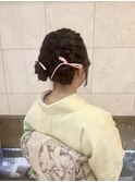 訪問着ヘア